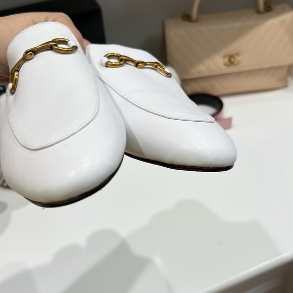 NEW White Mule Slides - Picture 11 of 13